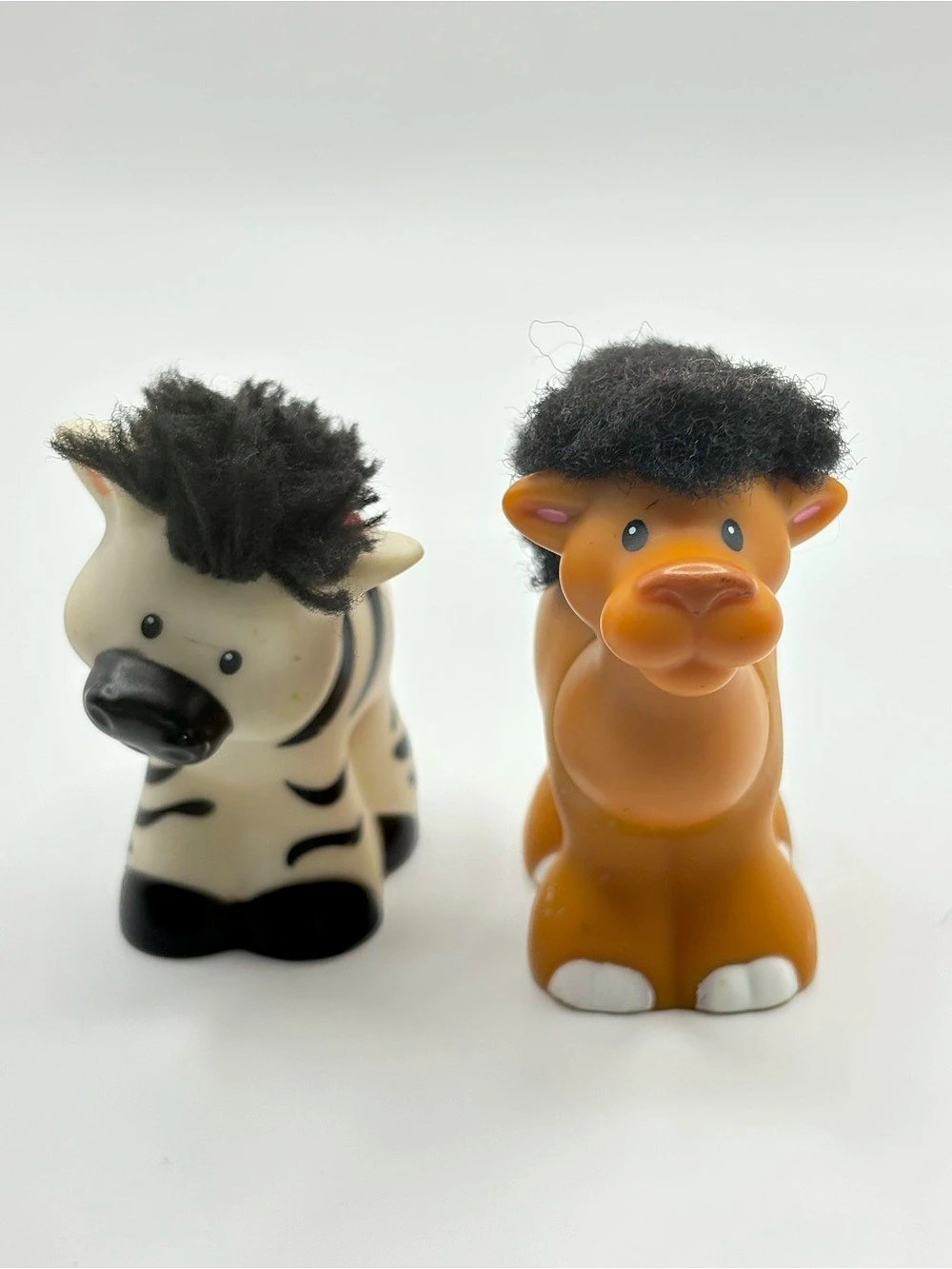 Fisher Price Little People Touch And Feel Replacement Animals Zebra Camel VTG